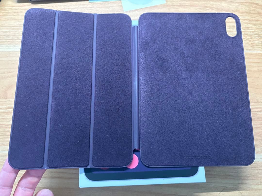 Apple iPad mini (第6世代) パープル カバー付き