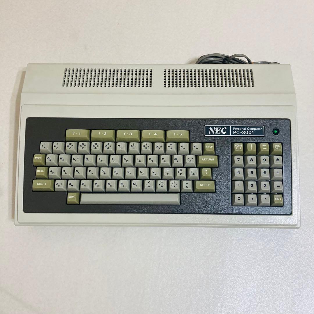 超希少 元箱 デモテープ付 NEC PC-8001 簡易動作確認済み