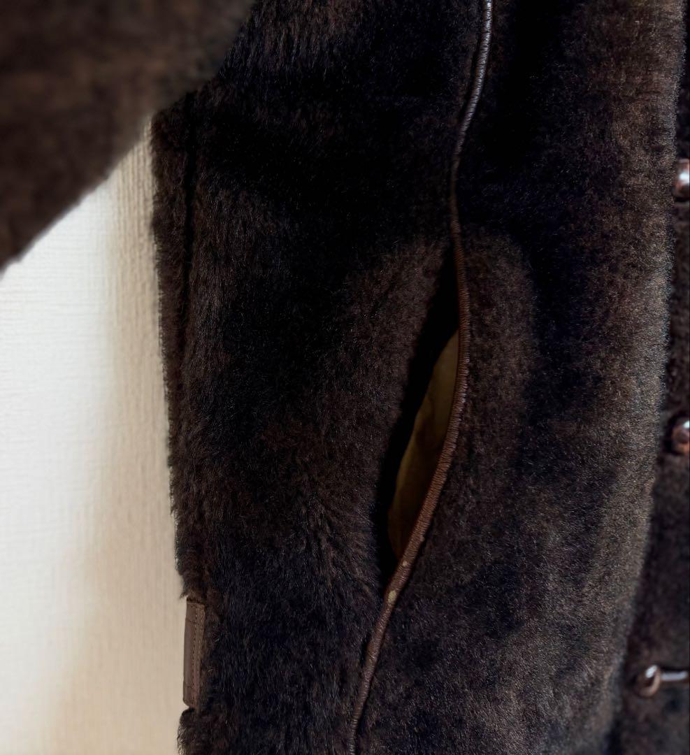 幻級 50s LAKELAND リアルファー スポーツジャケット レイクランド