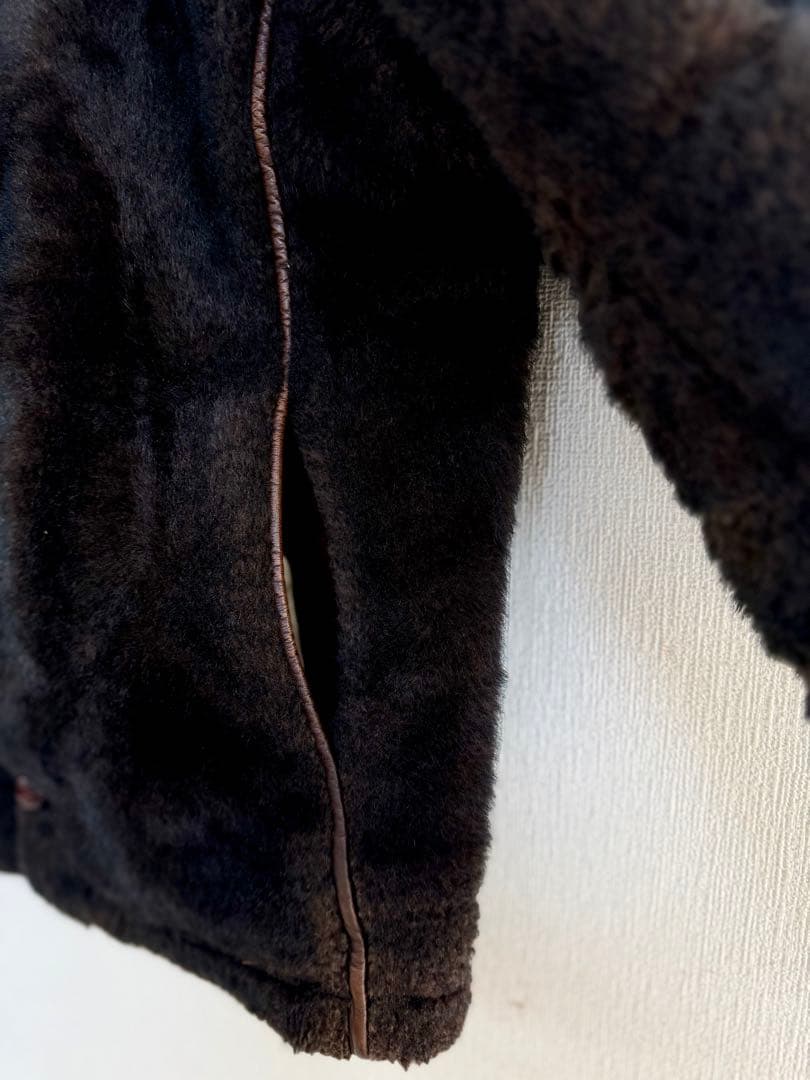 幻級 50s LAKELAND リアルファー スポーツジャケット レイクランド