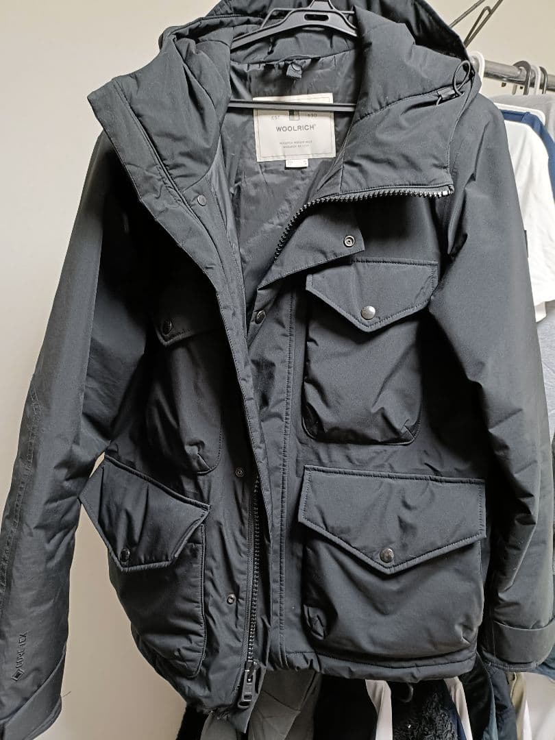 WOOLRICH GORE-TEX ナイロンジャケット XS　ウールリッチ　黒