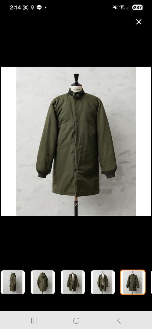 カナダ軍　ecw コールドウェザーパーカー