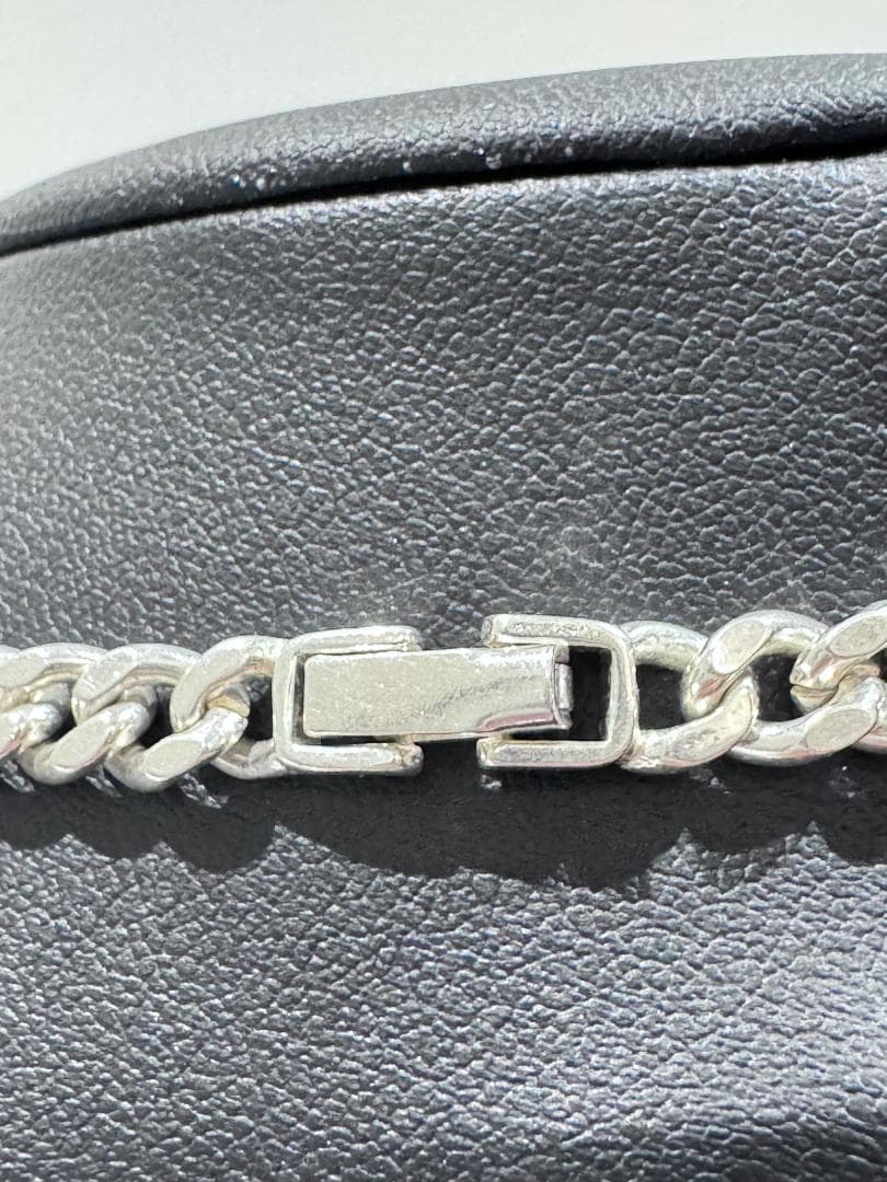 美品★シルバー925 喜平ネックレス 約50㎝ 約38.3g 幅約5.3㎜ (1