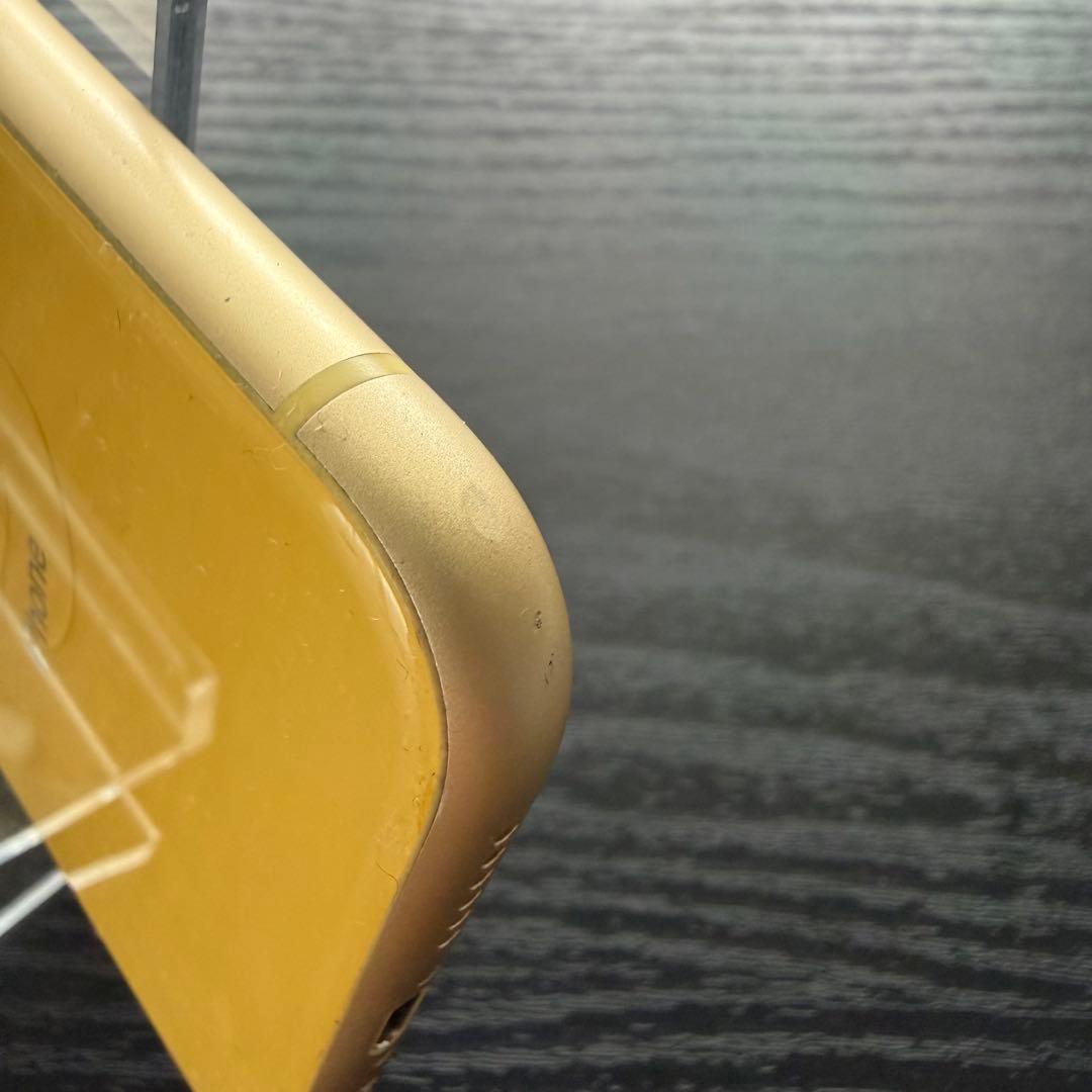 iPhone XR 128GB イエロー 背面割れあり 動作確認済み