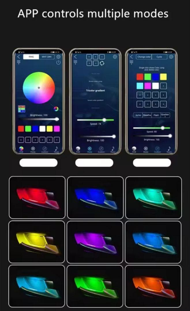ユニバーサル シンフォニーLEDアンビエントライトセット(18in1)