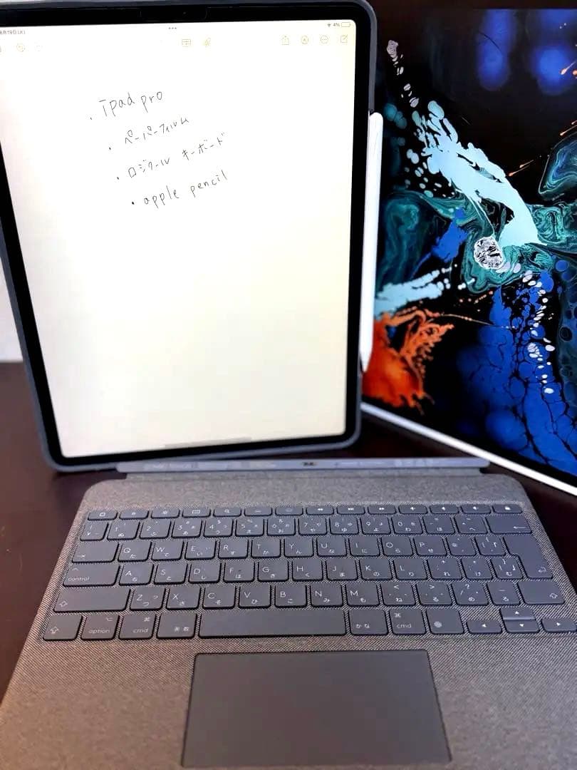iPad Pro 12.9 ロジクールキーボード Apple Pencil