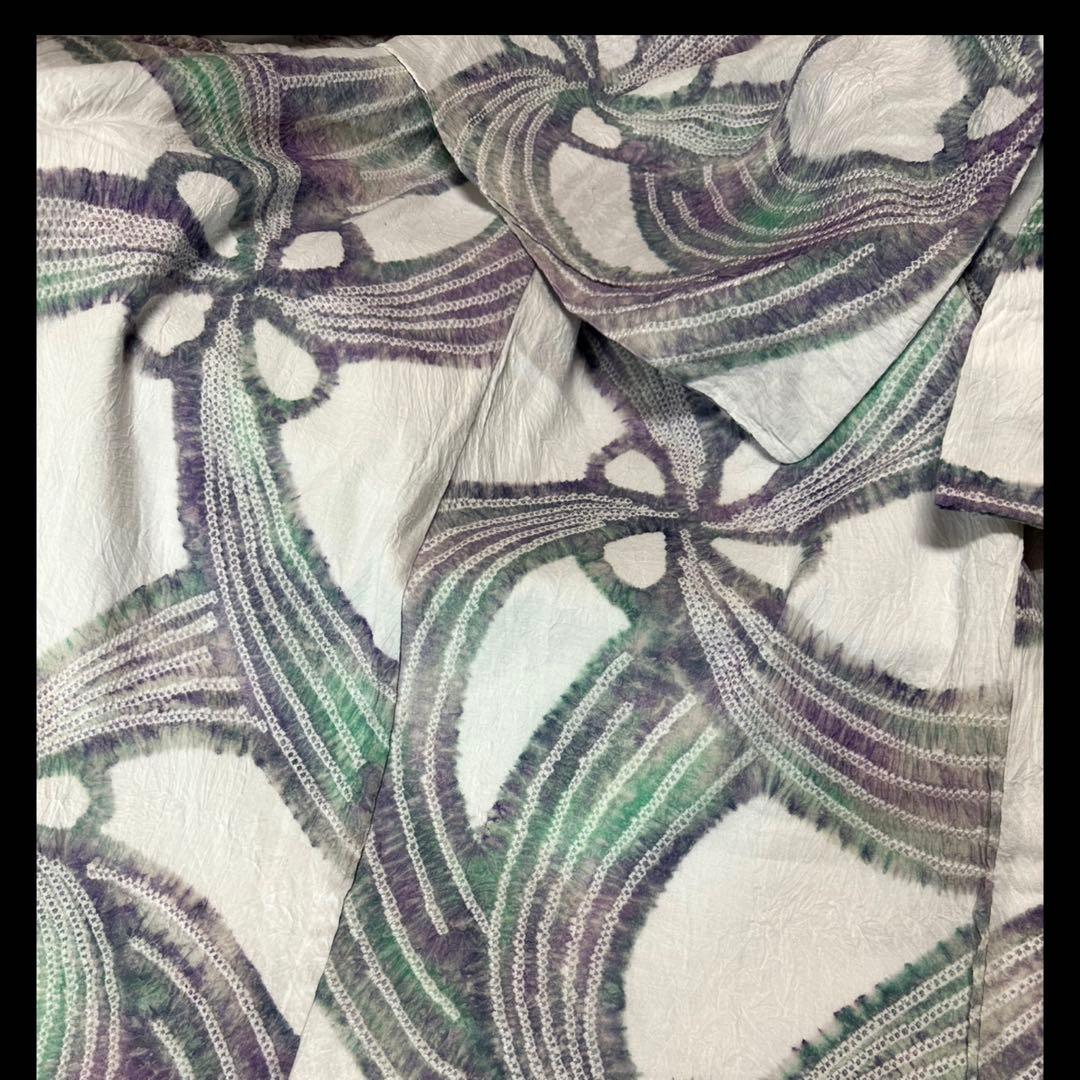 期間限定お値下げ‼️有松鳴海絞り浴衣　新品✨逸品‼️身幅大きい‼️