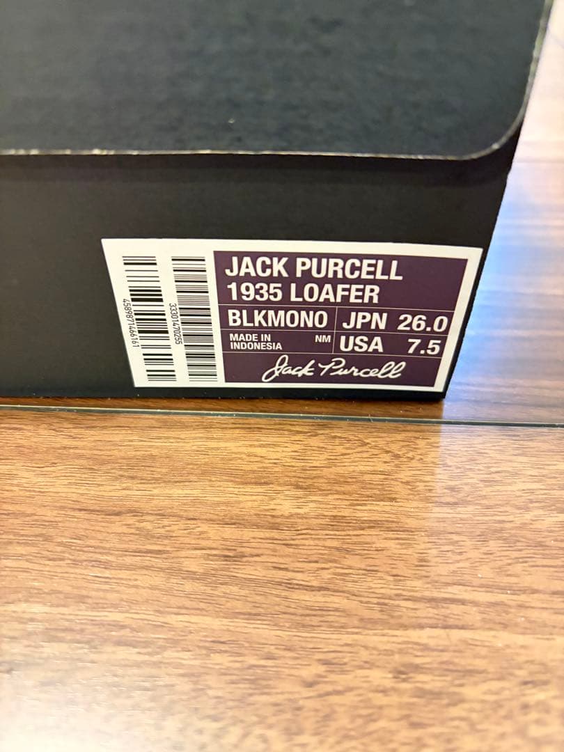 Jack Purcell 1935 Loafer ブラック 26.0