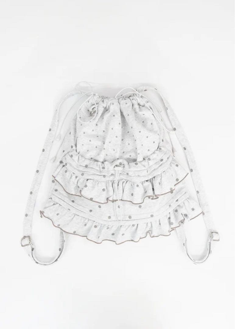 バッグ tie.me dot frill knapsack