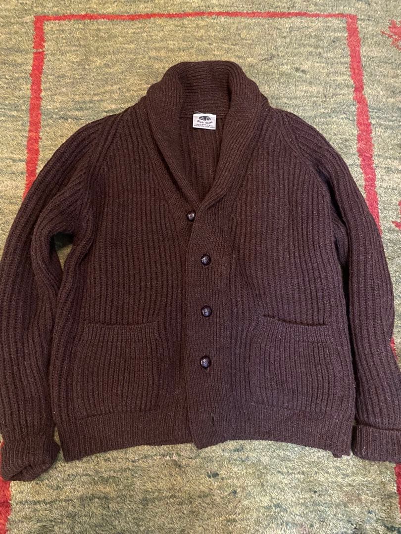 【再値下げ】Black Sheep ショールカラーカーディガン　サイズL 英国製