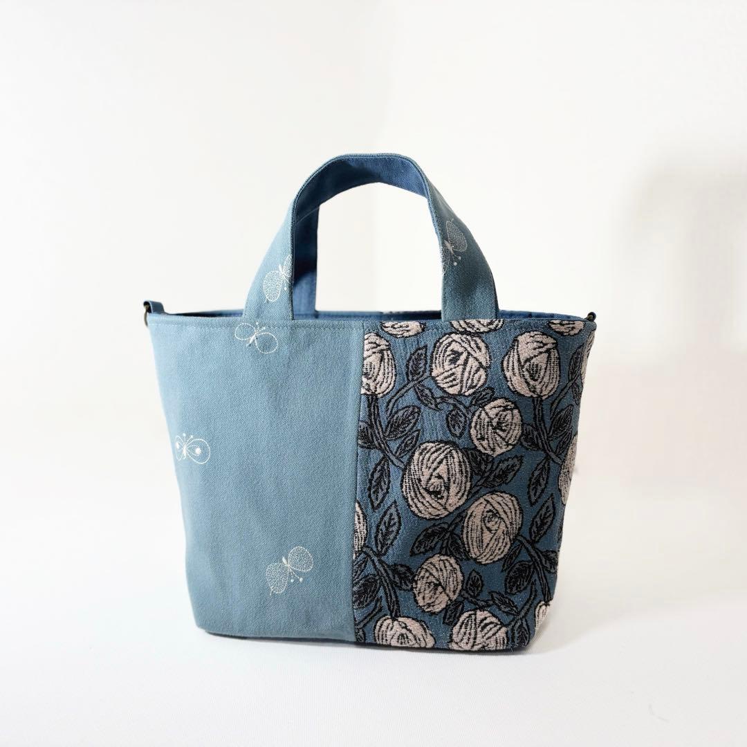 ミナペルホネン＊トートバッグ＊rosy ＋choucho＋pomppia