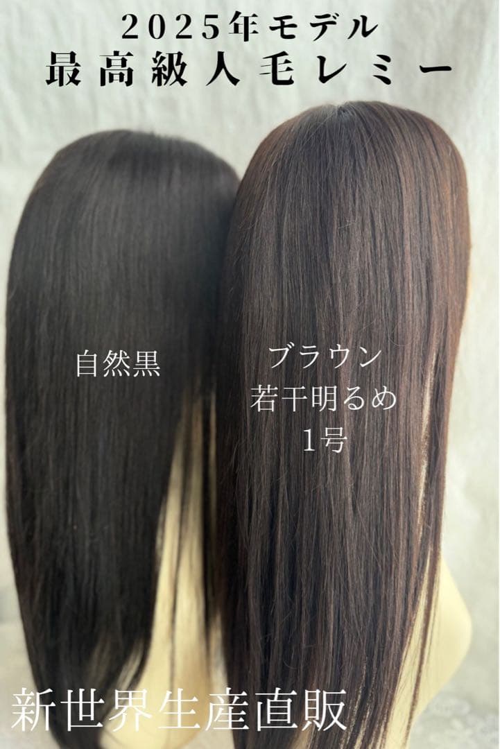 人毛100%　ウィッグ　新世界ご愛用リピーター様割引上限2500円適用専用ページ