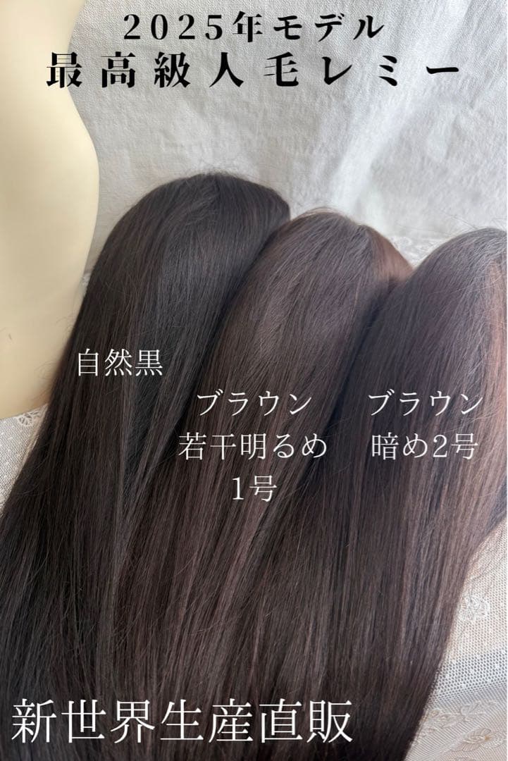 人毛100%　ウィッグ　新世界ご愛用リピーター様割引上限2500円適用専用ページ