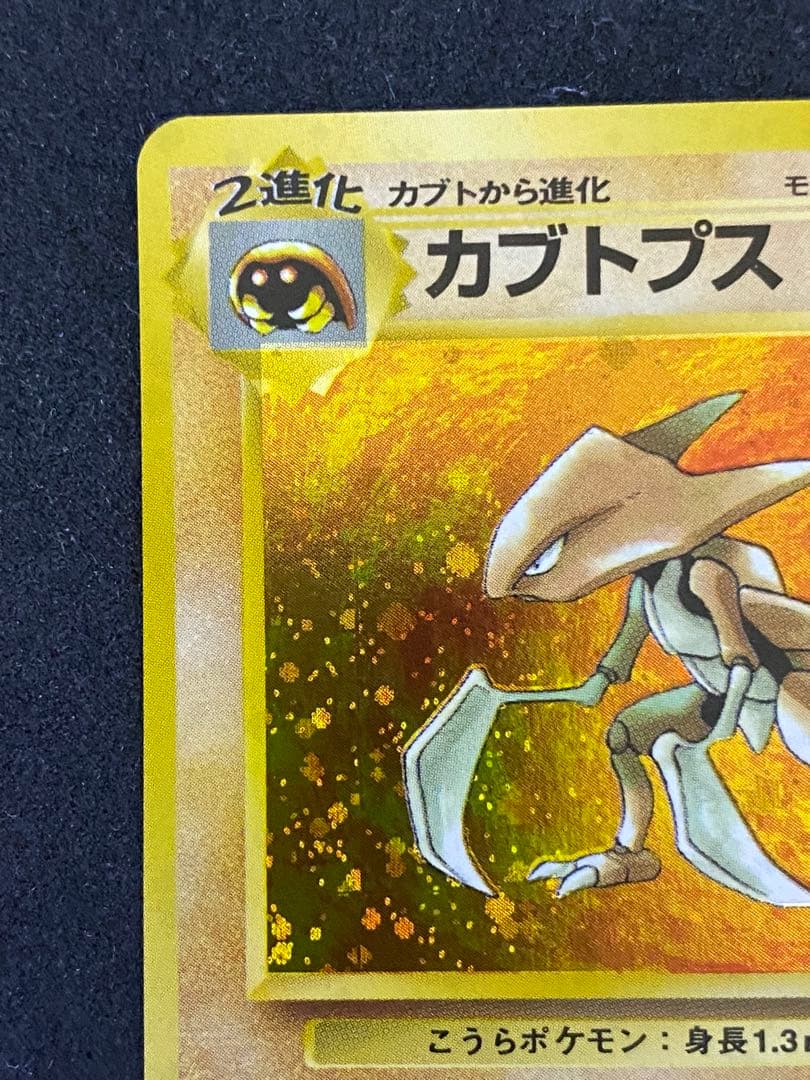 カブトプス　旧裏　十字ホロ　モンボホロ　完品相当