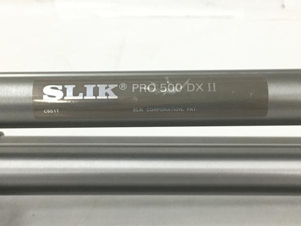 美品な、SLIK PRO500DXⅡ三脚ミラーレス一眼に。レバー式脚径27ｍｍ！