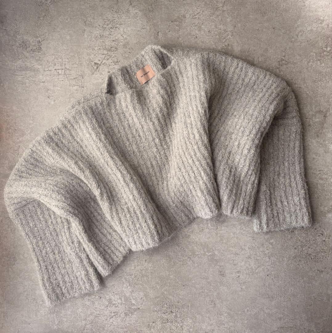 THE SHISHIKUI グレー 長袖　セーター　ニット アルパカ