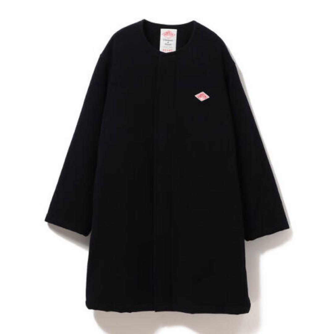 DANTON × Ray BEAMS 別注 ノーカラー ダウンコート