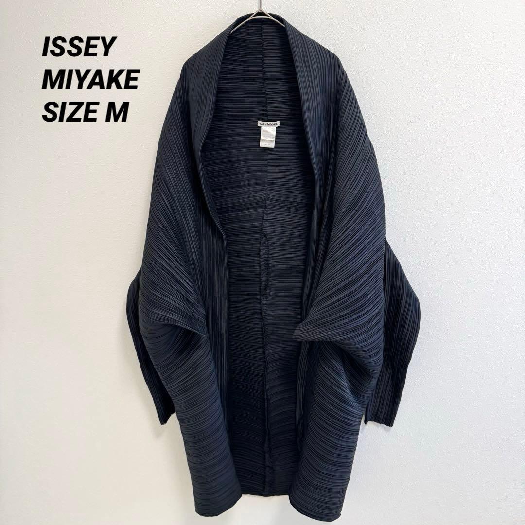 ISSEY MIYAKE 変形　ボレロ　ブラック　プリーツ　長袖　シルク