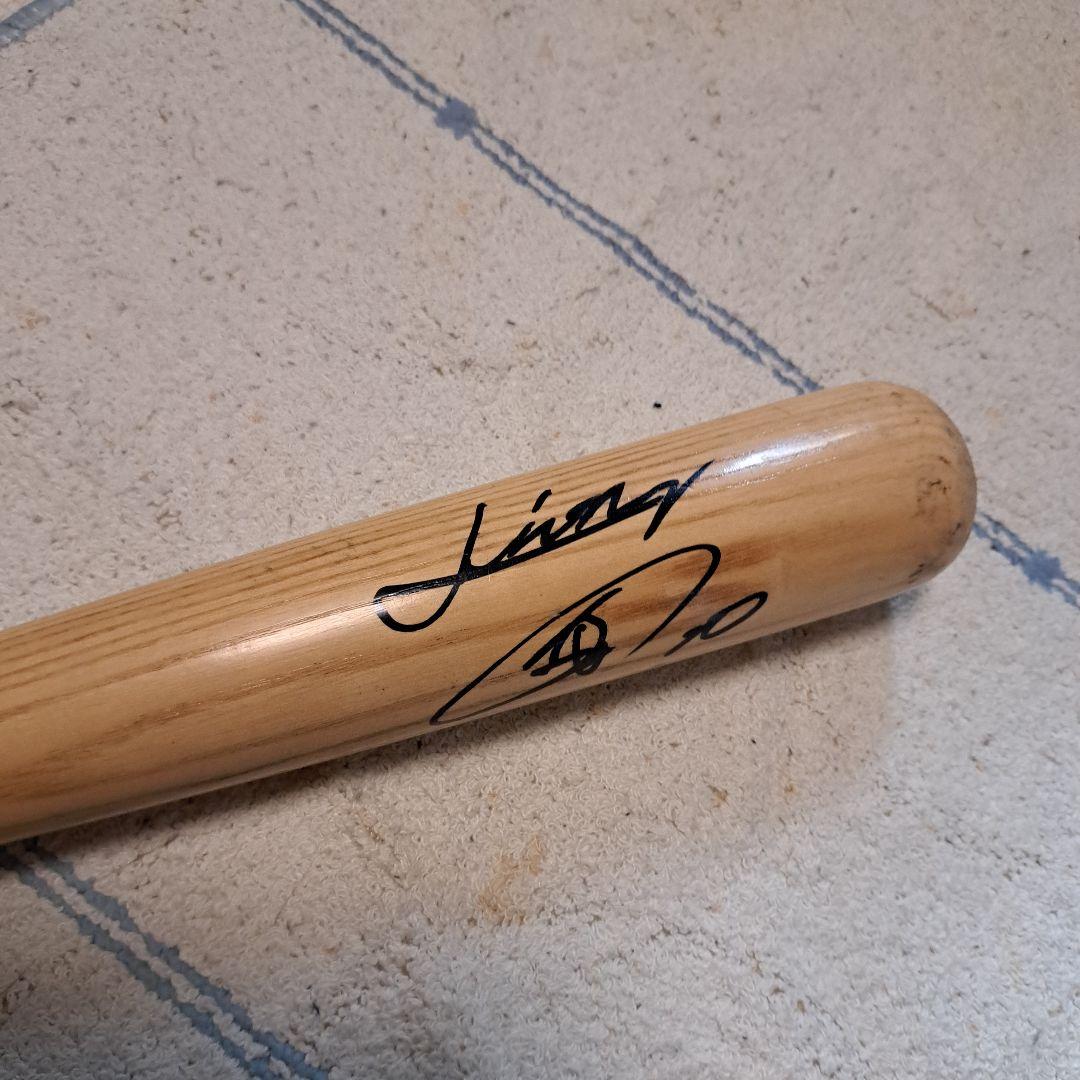 サイン入りバット　NPB　ライオンズ　直筆サイン　硬式