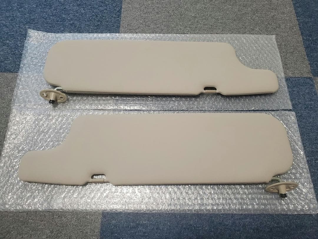 70系ランクル用　純正 サンバイザー 左右　アイボリー　前期・後期 取付OK☆