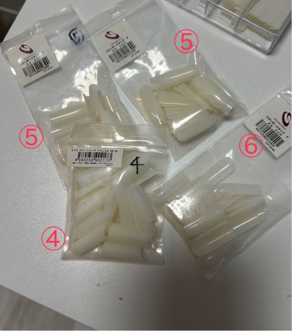 JNEC認定モデルハンド　ネイルチップ等おまけ多数