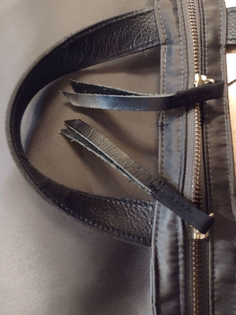 OUR トートバッグ large グレーパール