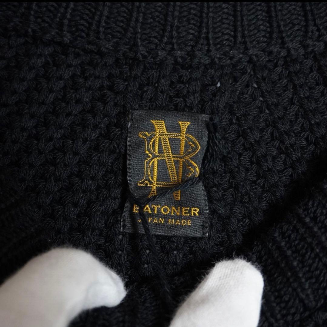 BATONER SIGNATURE CREW NECK サイズ2 ブラック