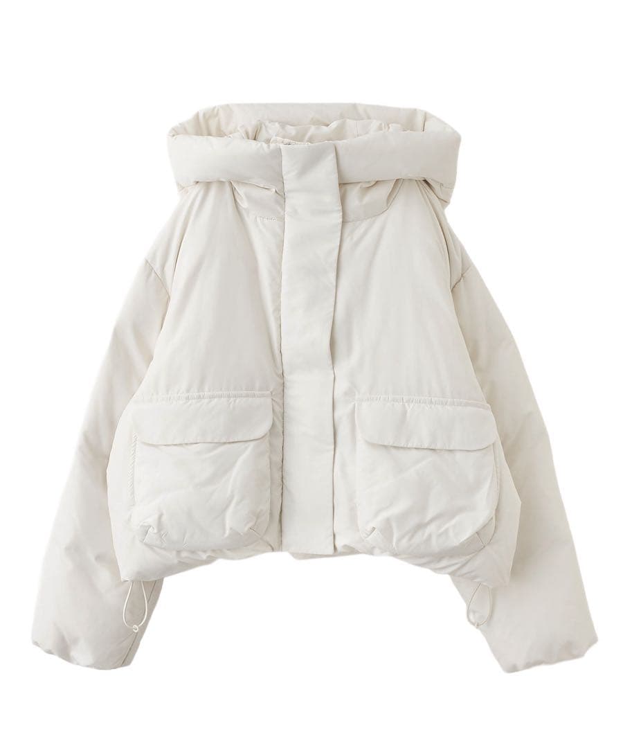 【ココディール】ショートフードダウンコート
