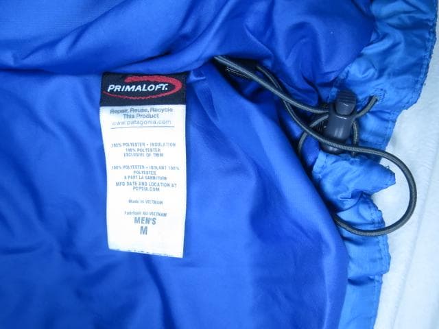 patagonia ナノパフ ベスト M プリマロフト ブルー