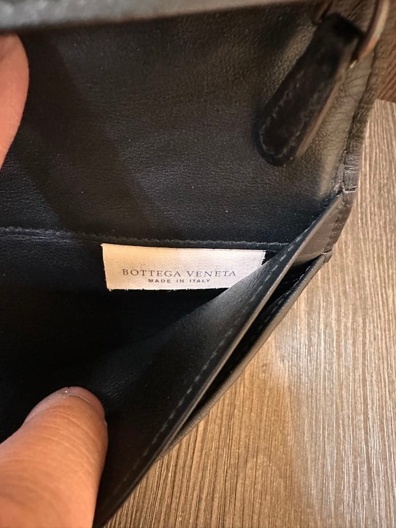 BOTTEGA VENETA 編み込みレザー長財布 ボッテガヴェネタ