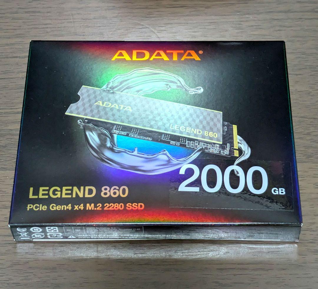 内蔵型SSD ADATA LEGEND 860 2000GB SSD