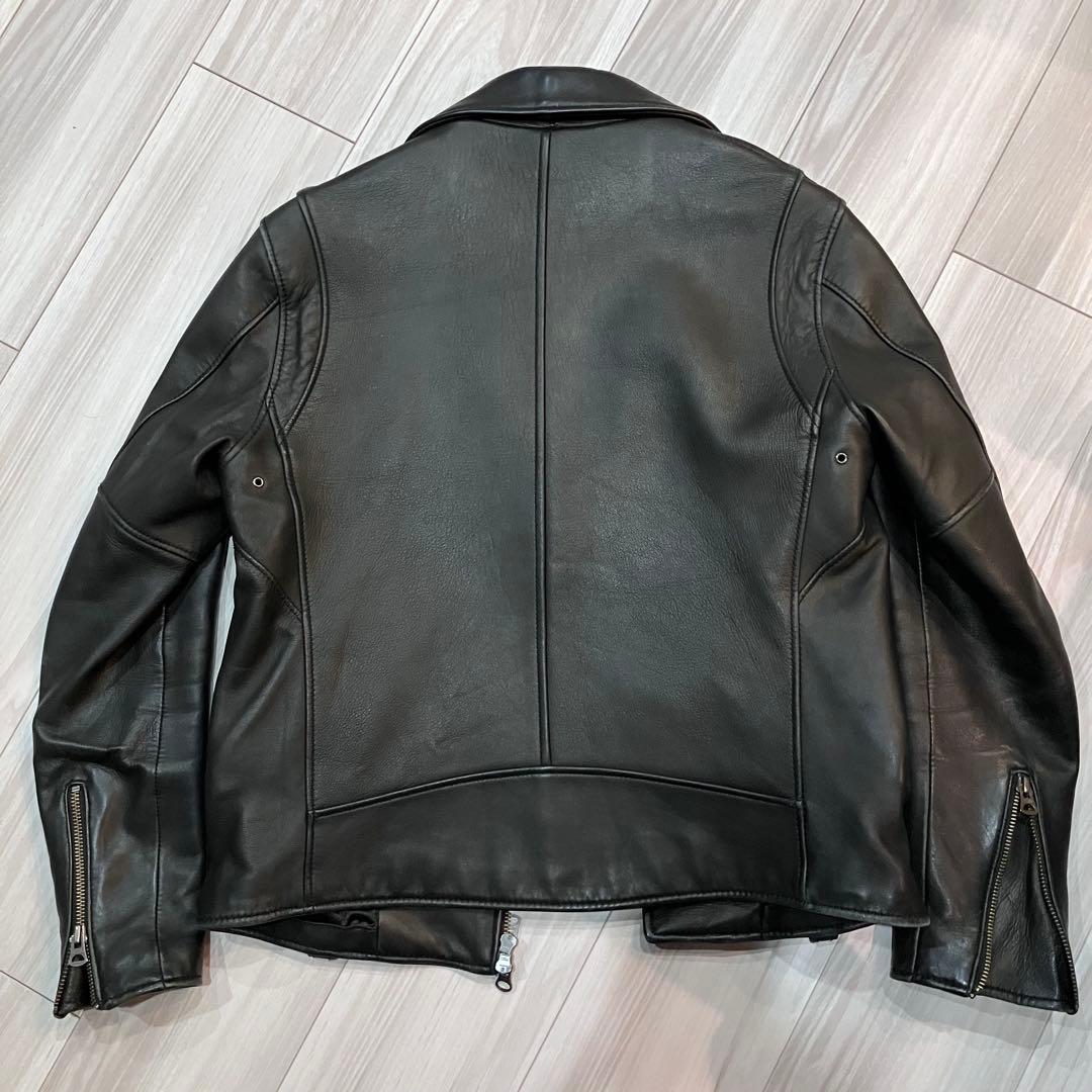 monkey time ダブルライダースジャケット　ラムレザー　Sサイズ