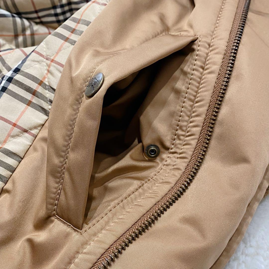 バーバリーブルーレーベル コート ダウン 中綿ジャケット 替えボタン付き 36