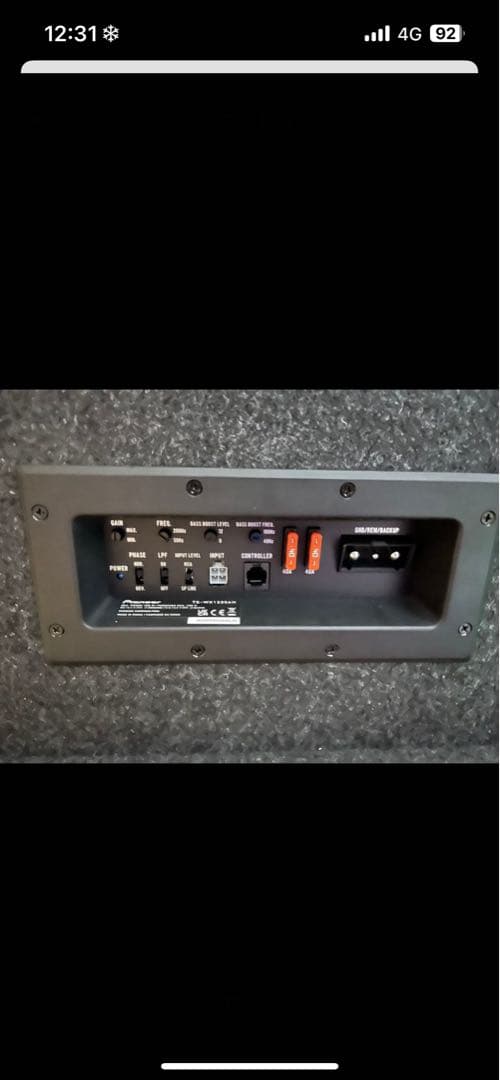 Pioneer 1200W ダブルサブウーファー