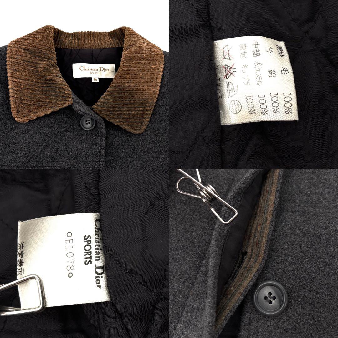 美品】Dior クリスチャンディオール　チェスターコート　コーデュロイ　M