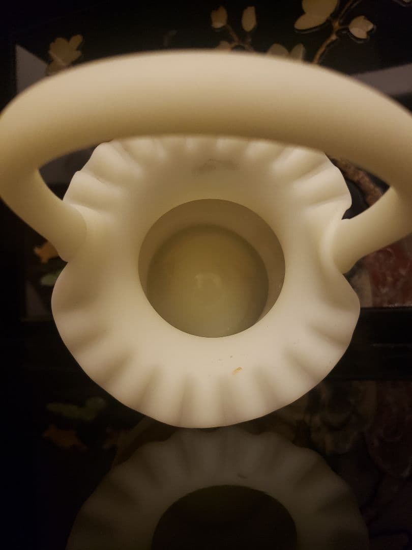 フェントン社 Fenton フェントン アートガラス ウランガラス 置物