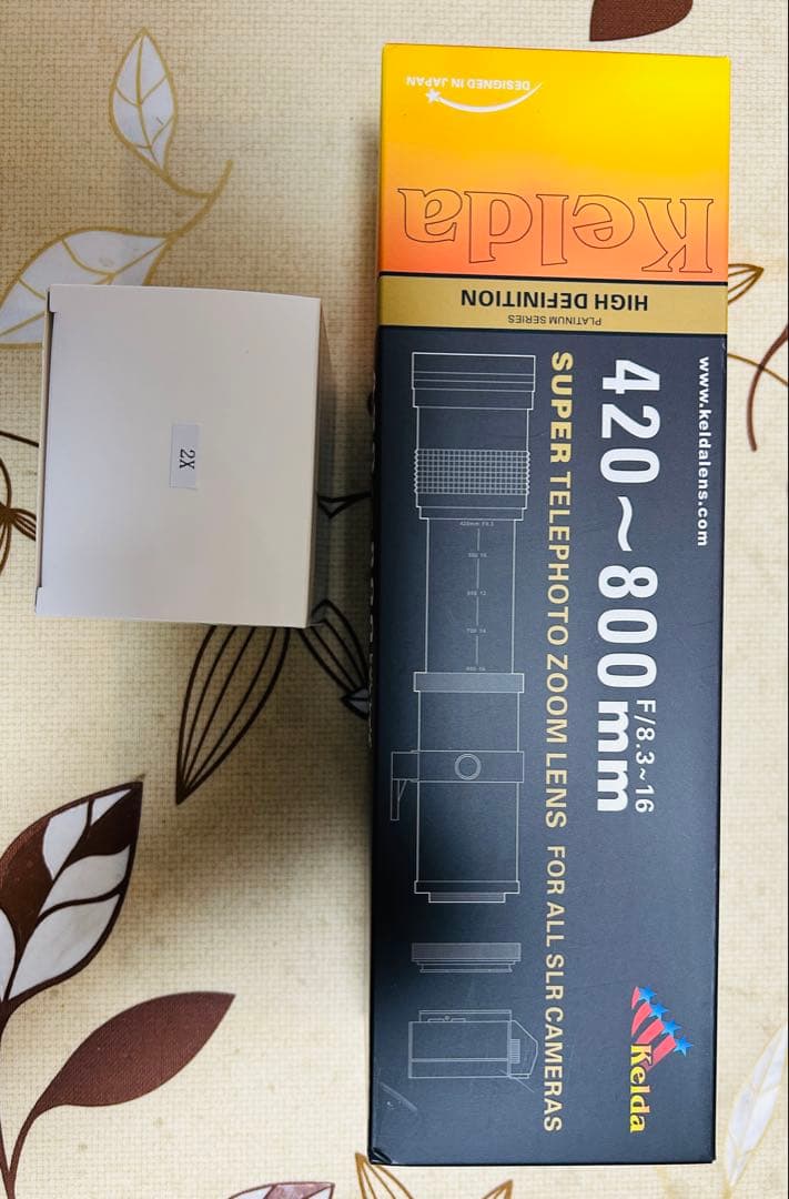 420-800mm望遠レンズ！2倍コンバータ付！袋付き！