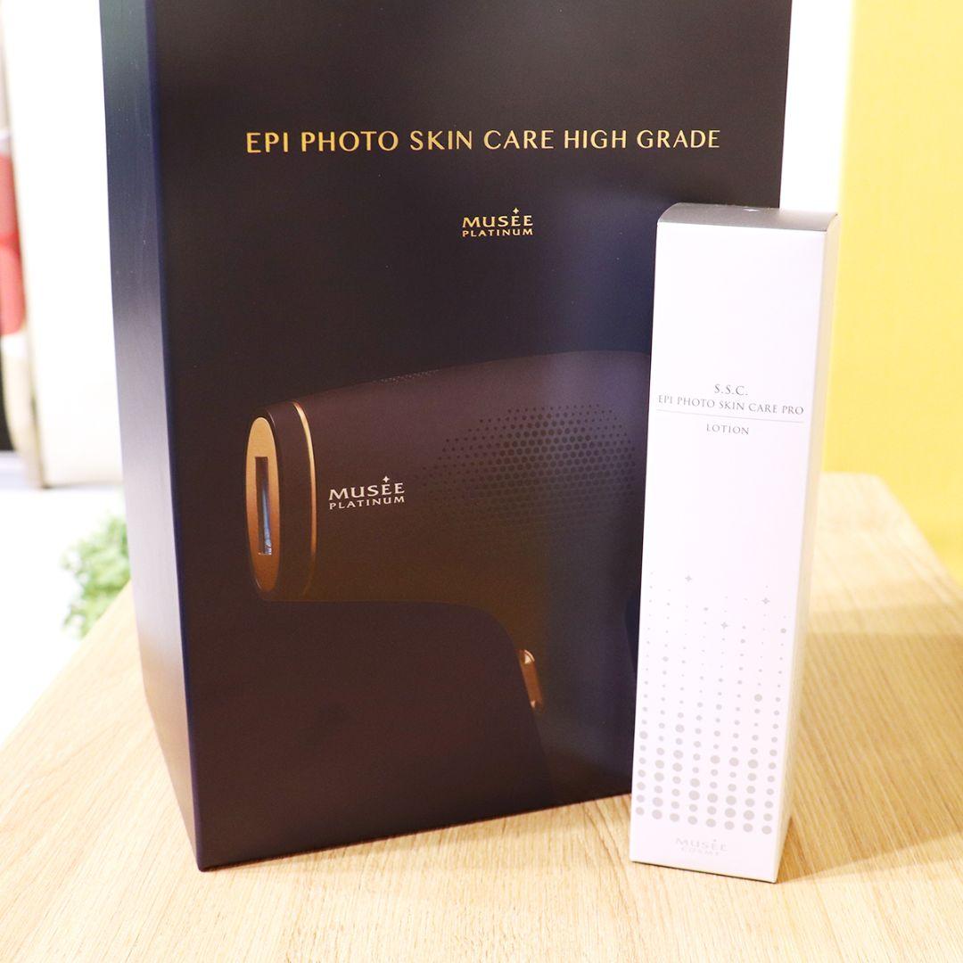 【新品・未使用】ミュゼ MUSEE 家庭用脱毛器 美容液付 HIGH GRADE