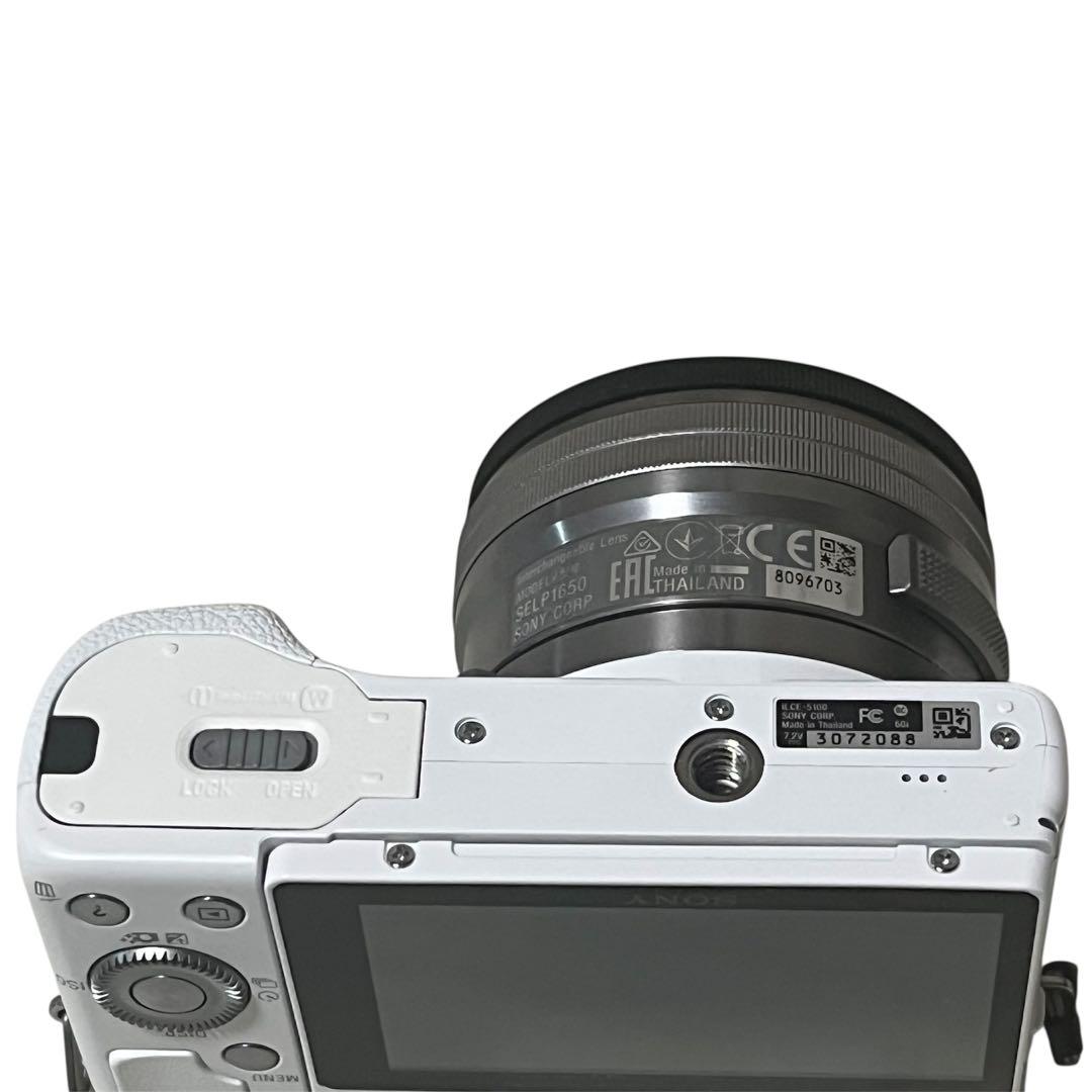 【人気品】 SONY α5100 ミラーレス一眼 E 16-50mm ホワイト