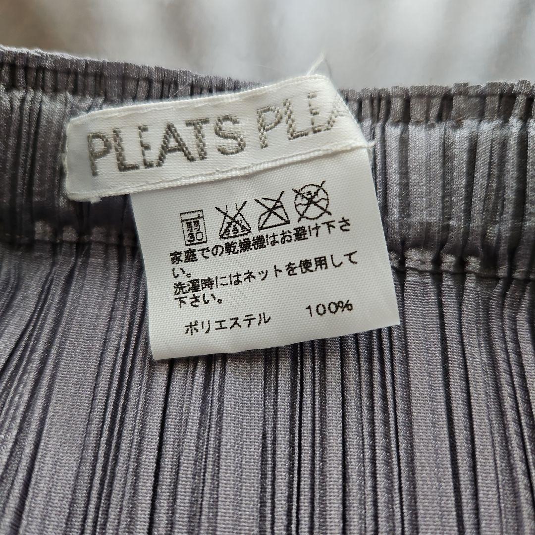 PLEATS PLEASE プリーツプリーズ ロングスカート グレー サイズ3