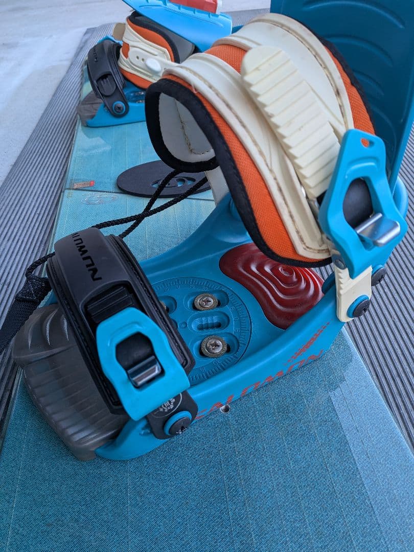 スノーボード 青 水色 バインディング付き