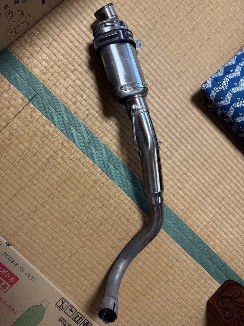 ホーネット250 ステンレスサイレンサー&中間パイプセット