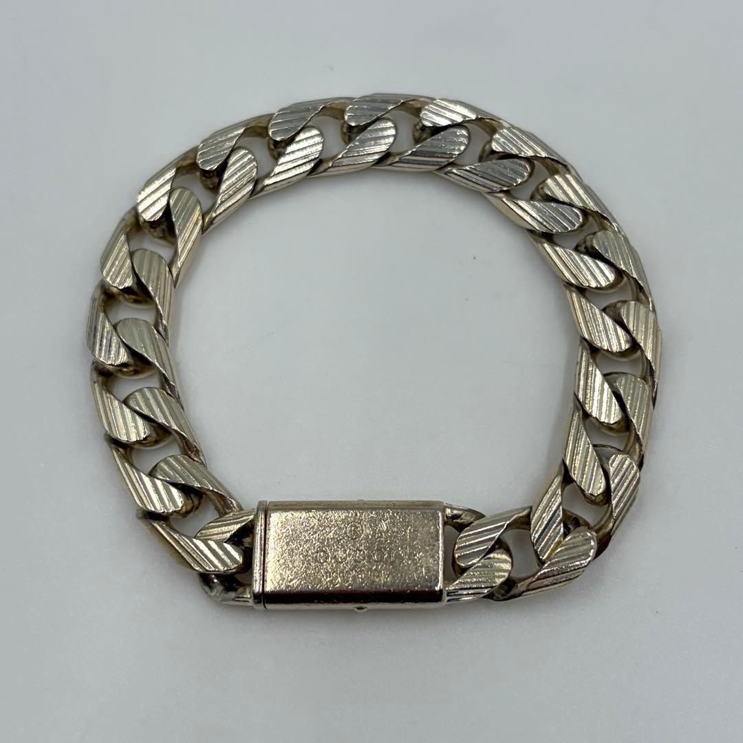 グッチ ブレスレット 喜平 ストライプ シルバー 925 GUCCI 913