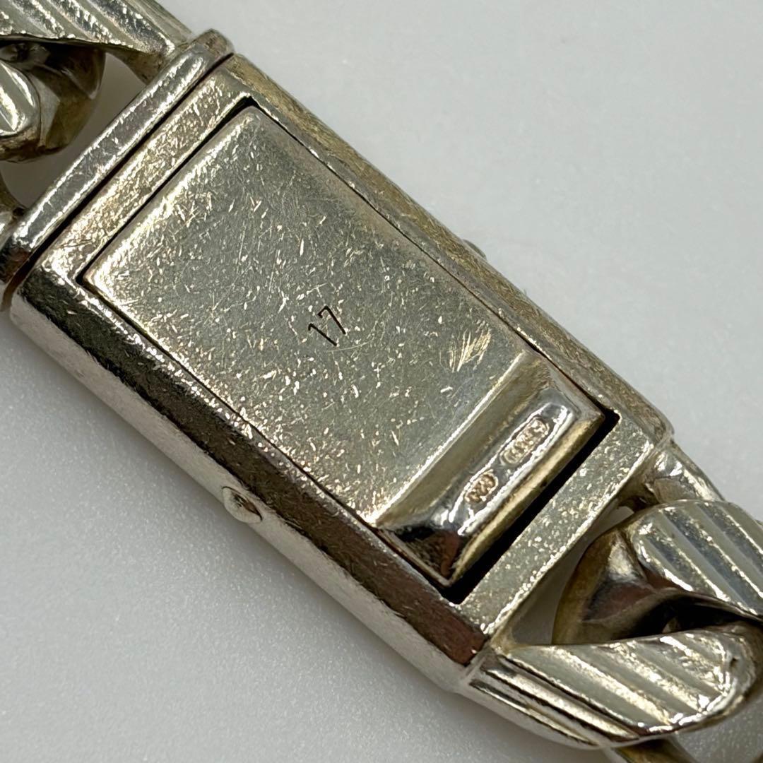 グッチ ブレスレット 喜平 ストライプ シルバー 925 GUCCI 913