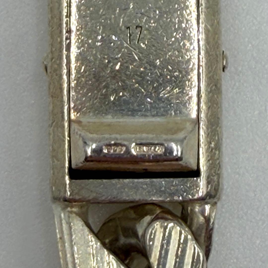 グッチ ブレスレット 喜平 ストライプ シルバー 925 GUCCI 913