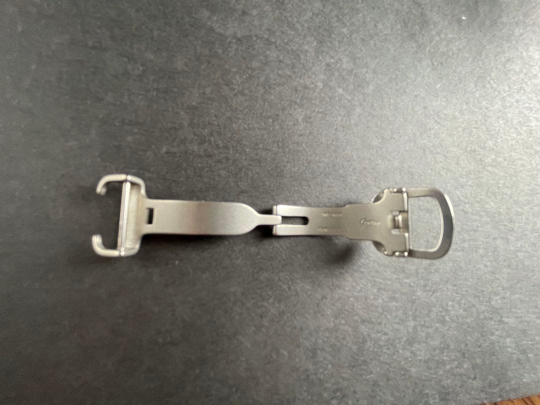 カルティエ　Dバックル　純正　ステンレス　14mm用