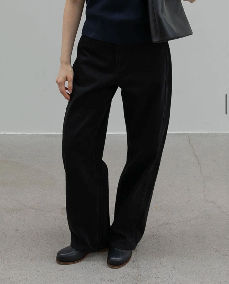 【OHOTORO】Loom Black Jeans