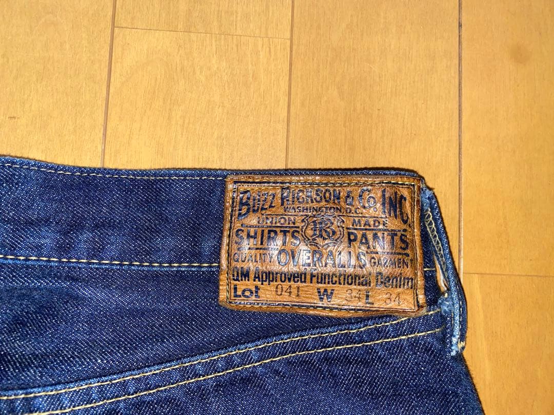 バズリクソンズ WWⅡ 大戦モデルジーンズ　BR43041 サイズ34