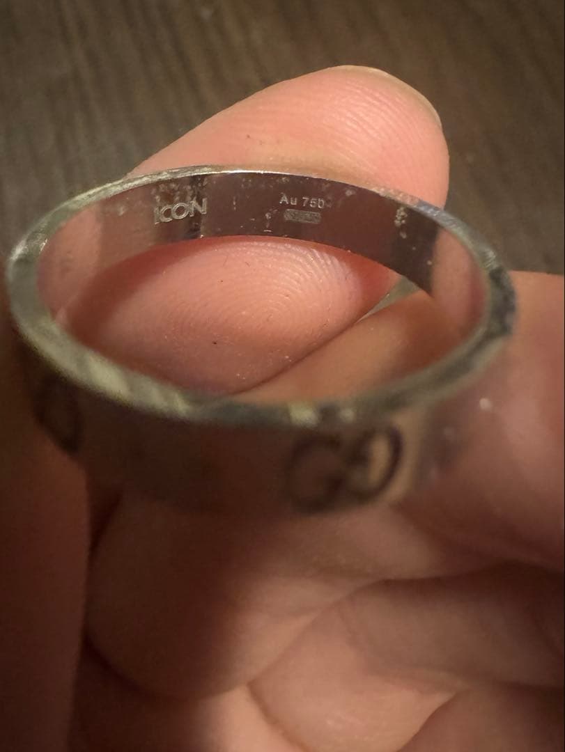 グッチ　アイコンリング　AU750