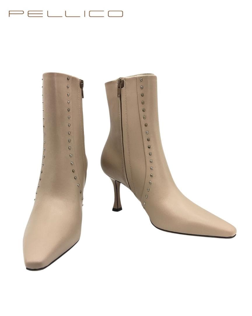 【未使用】PELLICO VENERE サイドゴアヒールブーツ 37.5
